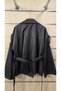 Women's Italian Leather Jacket with Belt - 7