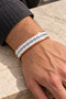 Men's Copper Bracelet Adjustable White Double Magnet Model Thick Copper Bracelet - 2