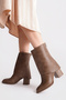 Women's Thermo Rubber Sole Heeled Detachable Leggings Boots - 3