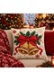 Christmas Themed Home Decoration Santa Claus Themed 2-Piece Digital Printed Decorative Throw Pillow Cover - 4