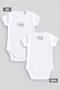 Front Dad and Back Love Printed Baby Girl Bodysuit, Baby Boy Bodysuit 100% Cotton Baby Bodysuit Short Sleeve Snap Fastener Bodysuit Gift Baby Bodysuit Ecru Body-19-Y-Dad
