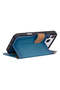 Bloomcase porta chambray blue iphone 18 pro / 17 pro magsafe rfid genuine leather wallet case - 6