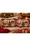 New Year's Themed Home Decoration Santa Claus Themed 30X50 cm 2-Piece Digital Printed Decorative Throw Pillow Cover - 2