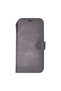 Bloomcase porta stone grey iphone 18 pro max / 17 pro max magsafe rfid genuine leather wallet case - 3