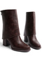 Women's Thermo Rubber Sole Heeled Detachable Leggings Boots - 2