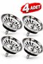 4 Pieces of 8 cm Stainless Steel Kitchen Sink Drain Strainer Siphon Stopper Metal Strainer