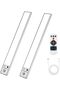 EverBrite 78 LED Motion Sensor Cabinet Light with Remote, 2 Pack