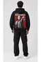 Fatih Sultan Mehmet Printed Unisex Hooded Sweatshirt – Black and White Hoodie - 3