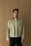 Soy Button Oversize Shirt Collar Men's Gabardine Jacket - 6
