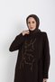 Meyli̇n Woven Chenille Ferace Brown - 9081 - 7