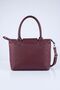 Vx-029 Women's Hand and Shoulder Bag with Mini Wallet Accessories Bordo - 5