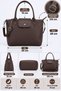 Vx-029 Women's Hand and Shoulder Bag with Mini Wallet Accessories Brown - 7