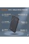10000mAh Portable Power Bank - Ultra Slim Fast Charging External Battery Pack with Single Input & Dual Output - Black - 6