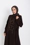 Meyli̇n Woven Chenille Ferace Brown - 9081 - 2