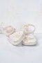 Baby Girl Polka Dot Pearl Bow Detailed First Step Shoes / Booties - 3