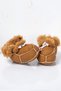 Warm Lace-Up Baby Booties with Fur Inside - Winter Home Boots - 4