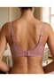 Seamless Wave Edge Bralet - Laser Cut Seamless Underwire-Free Bra with Adjustable Straps - Dusty Rose - 4