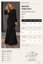 Long Crepe Dress with Waist Drawstring and Ruffle Detail for an Elegant Look - 6
