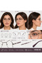 Gunmetal & Purple Geometric Metal Eyeglass Frame - 5
