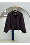 Gevhercan Zippered Short Suede Jacket-Nl1113 Brown - 2