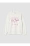 Rmz Gi̇yi̇m Farkiyla New York Printed Girls' Thick Sweatshirt