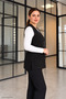 Women's Steel-Knit Buttoned Plus-Size Vest - 3