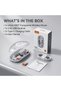 Transparent Dual-Mode Wireless Mouse - 2.4G + Bluetooth Silent Rechargeable Office Mouse with Type-C & Power Indicator - Gray - 8