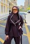 Naly Hooded Suit Plum - 4