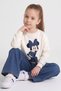 4-9 Years Old Girl's Minie Pants Suit Navy Blue - 3