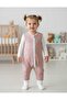 Fiber-Free 1.0 Tog Footed Booties, 100% Cotton Double Layer Combed Cotton Girls' and Boys' Sleeping Bag/Damla Gülkurusu - 2
