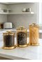 3 Sizes of Honey-Colored Jars - 2