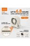 FN09 Mini Portable Neck Lanyard Fan, Hands-Free Wearable Cooling Fan with Detachable Strap - Beige - 4