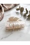 Canopy Tropical Leaf Formed Bone Buckle Clasp