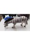 Plastic Toy Animal Big Striped Zebra 17 cm - 2