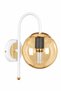 Niva White Gold Honey Glass Sconce - 3