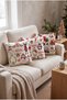 New Year's Patterned 3-Piece Throw Pillow Cover Set - 5