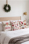 New Year's Patterned 3-Piece Throw Pillow Cover Set - 8