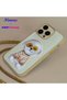 Special Series Men's Accessory Metal Key Flexible Structure iPhone 15 Pro Max Dog Pattern Silicone Case 3D - 3