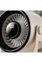 100-Speed Desktop Turbo Fan - Wall Mounted Dual-Use Air Circulator with LCD Digital Screen & Step-less Control Knob - Beige - 2