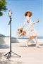 1 piece tripod 360° face tracking smart gimbal - automatic opening tripod selfie stick 176 cm, face tracking, gesture control, smart gimbal tt07 black - 3