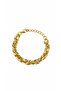 Interlocking Ring Chain Tarnish Resistant Steel Bracelet - 3