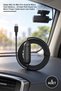 5-pack micro power cable compatible with ddpaı mini and mini pro – micro power cable dash cam cable for 24-hour parking monitoring
