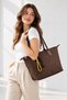 Nova Brown Elegance Daily Use Women's Shopper Bag