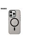 Special Series Wireless Compatible iPhone 15 Pro Magsafe Compatible Transparent Colored Leone Silicone Case - 2