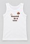 One of Mom's Printed Children's Undershirts, Off-White Girls' Undershirt, Cotton Boys' Undershirt, Cotton Underwear, Gift Undershirt, Girls' Underwear Undershirt-26-Mom