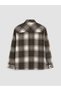 Esvab • Modern & Distinctive Relax Fit Checkered Embroidered Men's Lumberjack Shirt - 8