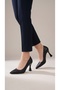 Women's Black Orthopedic Stilettos with Heels - 3