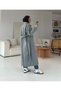 Women's Belted and Buttoned Oversized Long Cashmere Coat - 5