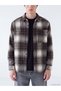 Esvab • Modern & Distinctive Relax Fit Checkered Embroidered Men's Lumberjack Shirt - 4