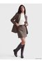 Quality Pieces from Çelebi Store: Arched Crow's Feet Embroidered Mini Skirt - 3